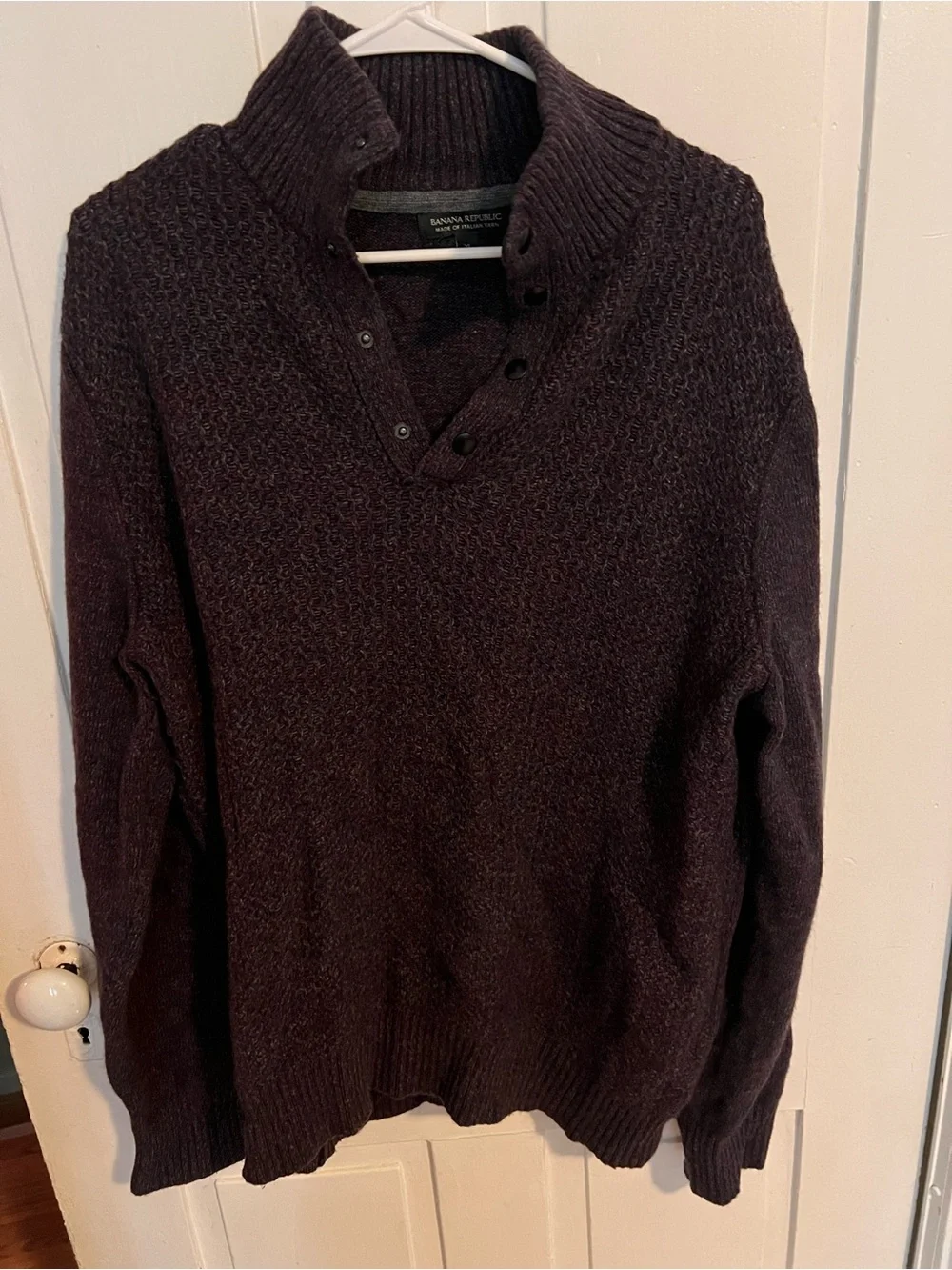 Banana Republic Men’s XL Italian Yarn Knit Sweater